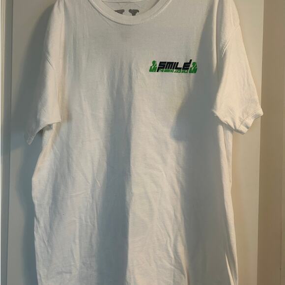 VGUC VLone The Weeknd Juice Wrld Collab White Short Sleeve T Shirt Size XL - Picture 1 of 5